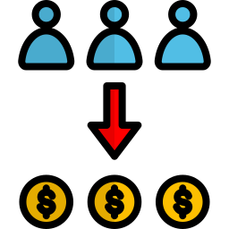 taux de conversion Icône