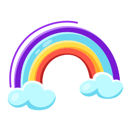 Rainbow sticker