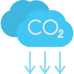 nube di co2 icona