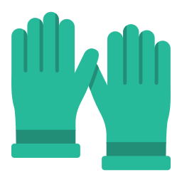 schoonmaak handschoenen icoon