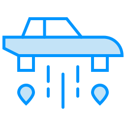 Flying car icon