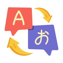 Language exchange icon