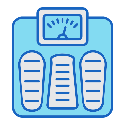 Weight scale icon