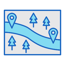 ski-route icoon