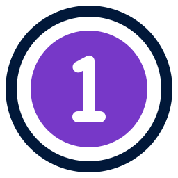 1 ° posto icona
