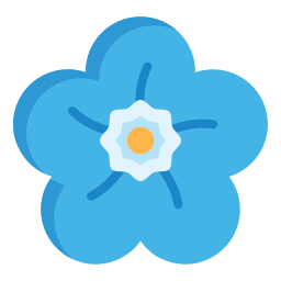 Alpine forget me not icon