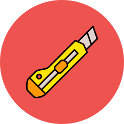 cortador de papel icono