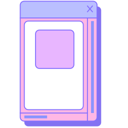 finestra del computer icona