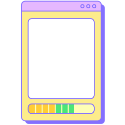 finestra del computer icona