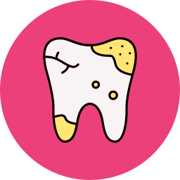 Dental caries icon