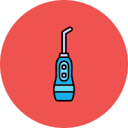 Irrigador dental icono