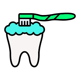 mycie zębów ikona