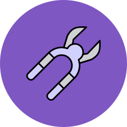 Tooth pliers icon