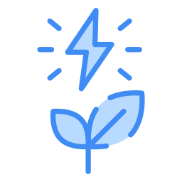 Eco energy icon