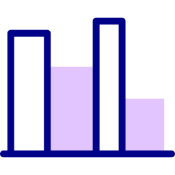 graphique à barres Icône