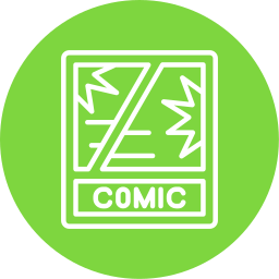 Comic book icon