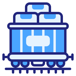 Freight wagon icon