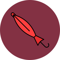 gesloten paraplu icoon