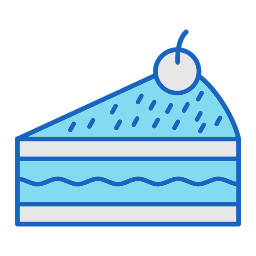 Cake slice icon