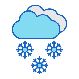 Snow storm icon