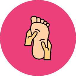 masaje de pies icono