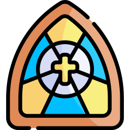 vetro colorato icona