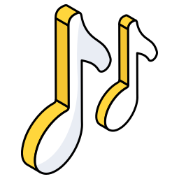 notas musicales icono