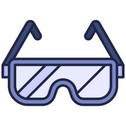 Safety glasses icon