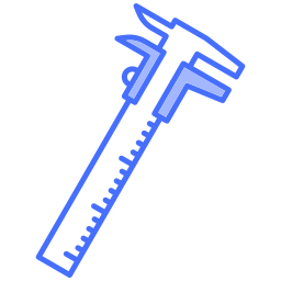 compasso de calibre vernier Ícone