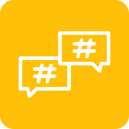 hashtags icon