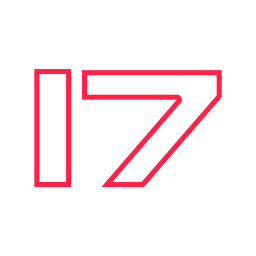 numer 17 ikona