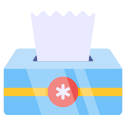 scatola di fazzoletti icona