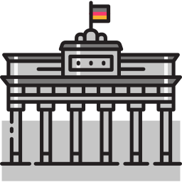 Brandenburg gate icon