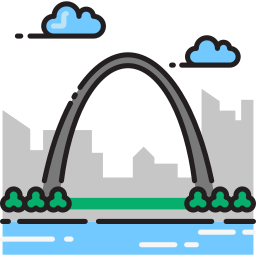 Gateway arch icon