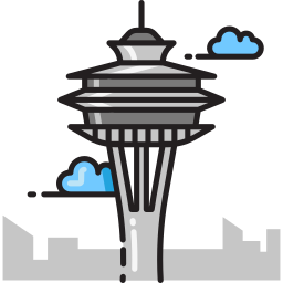 Space needle icon