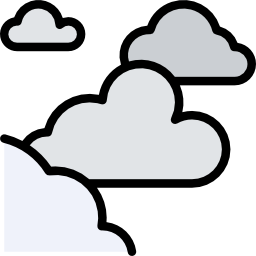 nublado Ícone