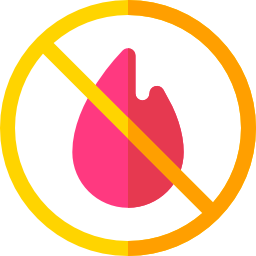 nessun fuoco permesso icona