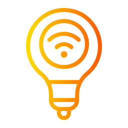 Smart bulb icon