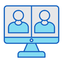 Online meeting icon