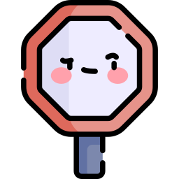 Stop sign icon