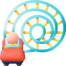 Roller coaster icon