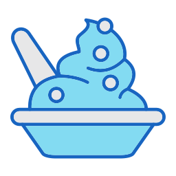 yogurt congelado icono