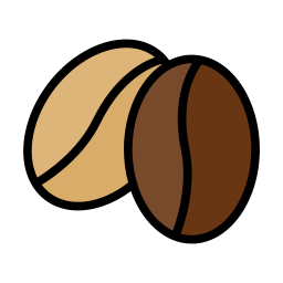 Coffee bean icon