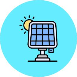 Solar panel icon