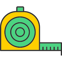 Measuring tape icon