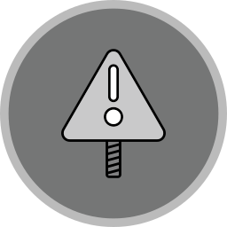 waarschuwingsbord icoon