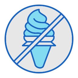 No ice cream icon