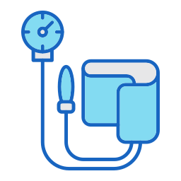 manometro per la pressione sanguigna icona