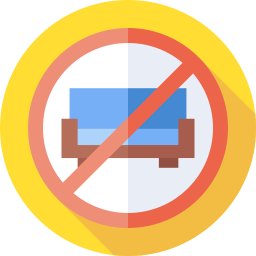 No sedentary icon