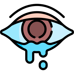 ojo lloroso icono